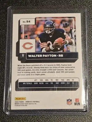 2022 Donruss #84 Walter Payton - Football Card Single