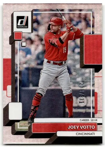 2022 Donruss Career Stat Line #125 Joey Votto NM-MT 238/331 Reds ID:42108 - Baseball Card Single