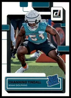 2022 Donruss Channing Tindall RC 392 Miami Dolphins - Football Card Single