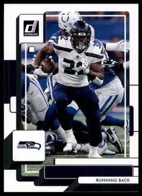 2022 Donruss Chris Carson 33 Seattle Seahawks - Football Card Single