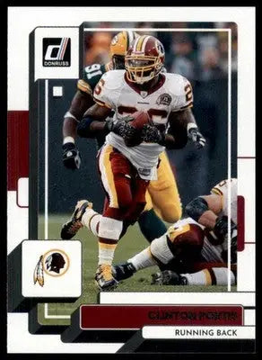 2022 Donruss Clinton Portis 185 Washington Redskins - Football Card Single