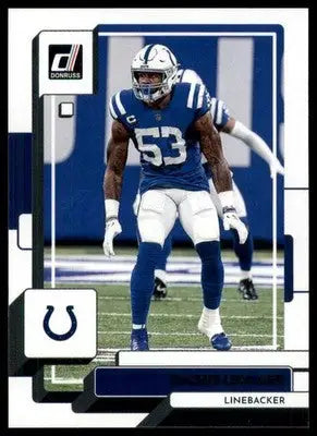 2022 Donruss Darius Leonard 56 Indianapolis Colts - Football Card Single
