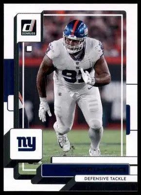 2022 Donruss Dexter Lawrence 166 New York Giants - Football Card Single