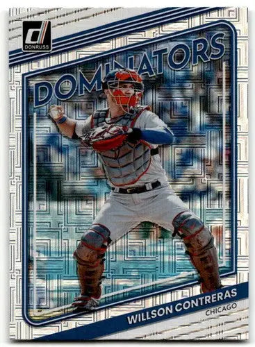 2022 Donruss Dominators Vector #10 Willson Contreras NM-MT Cubs ID:42104 - Baseball Card Single
