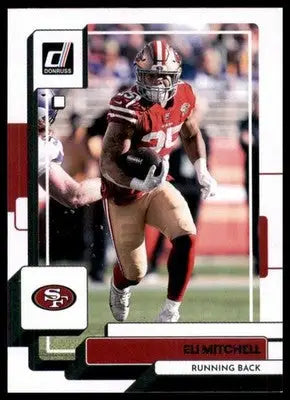 2022 Donruss Eli Mitchell 26 San Francisco 49ers - Football Card Single