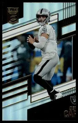 2022 Donruss Elite Derek Carr 40 Las Vegas Raiders
