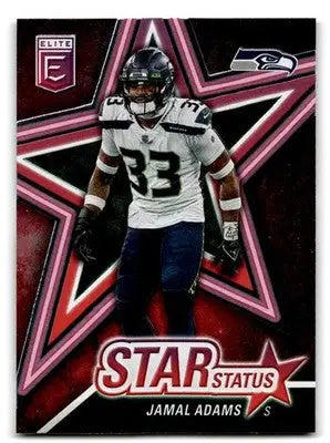 2022 Donruss Elite #SS8 Jamal Adams Star Status Green - Football Card Single