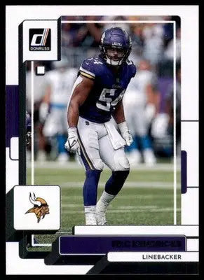 2022 Donruss Eric Kendricks 110 Minnesota Vikings - Football Card Single