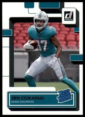 2022 Donruss Erik Ezukanma RC 339 Miami Dolphins - Football Card Single