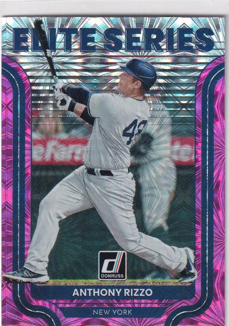 2022 DONRUSS #ES-1 ANTHONY RIZZO ELITE SERIES FIREWORKS- NEW YORK YANKEES - Baseball Card Single