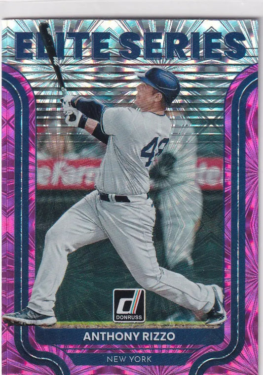 2022 DONRUSS #ES-1 ANTHONY RIZZO ELITE SERIES FIREWORKS- NEW YORK YANKEES - Baseball Card Single