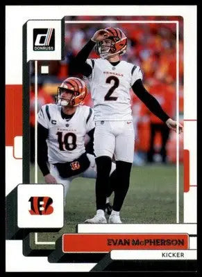 2022 Donruss Evan McPherson 204 Cincinnati Bengals - Football Card Single