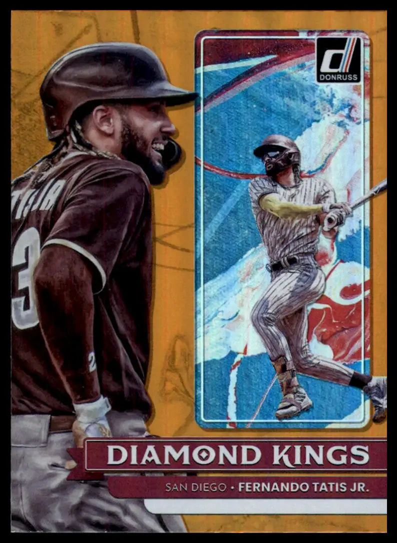 2022 Donruss - Holo Orange Fernando Tatis Jr. 28 San Diego Padres NM - Baseball Card Single