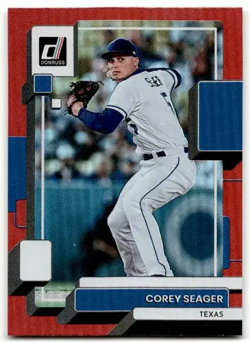 2022 Donruss Holo Red #203 Corey Seager NM-MT Rangers ID:42097 - Baseball Card Single