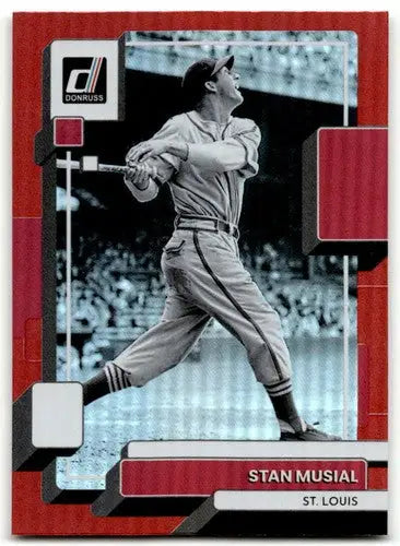 2022 Donruss Holo Red #223 Stan Musial NM-MT Cardinals ID:42090 - Baseball Card Single