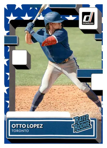 2022 Donruss Independence Day #49 Otto Lopez NM-MT RC Rookie Blue Jays ID:45059 - Baseball Card Single