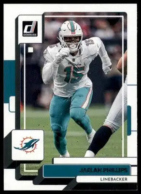 2022 Donruss Jaelan Phillips 128 Miami Dolphins - Football Card Single