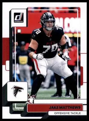 2022 Donruss Jake Matthews 226 Atlanta Falcons - Football Card Single