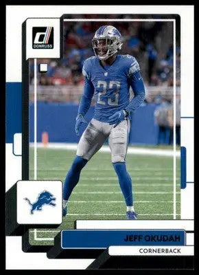 2022 Donruss Jeff Okudah 92 Detroit Lions - Football Card Single