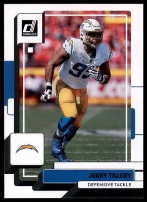 2022 Donruss Jerry Tillery 298 Los Angeles Chargers - Football Card Single