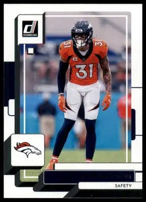 2022 Donruss Justin Simmons 269 Denver Broncos - Football Card Single