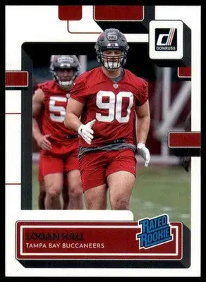 2022 Donruss Logan Hall RC 364 Tampa Bay Buccaneers - Football Card Single