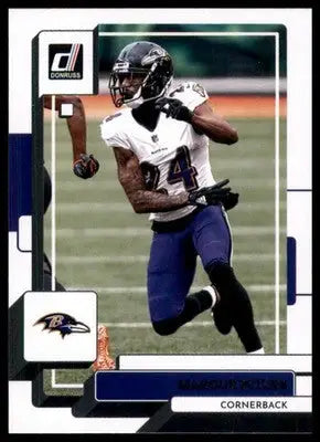2022 Donruss Marcus Peters 195 Baltimore Ravens - Football Card Single