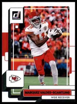2022 Donruss Marquez Valdes-Scantling 95 Kansas City Chiefs - Football Card Single