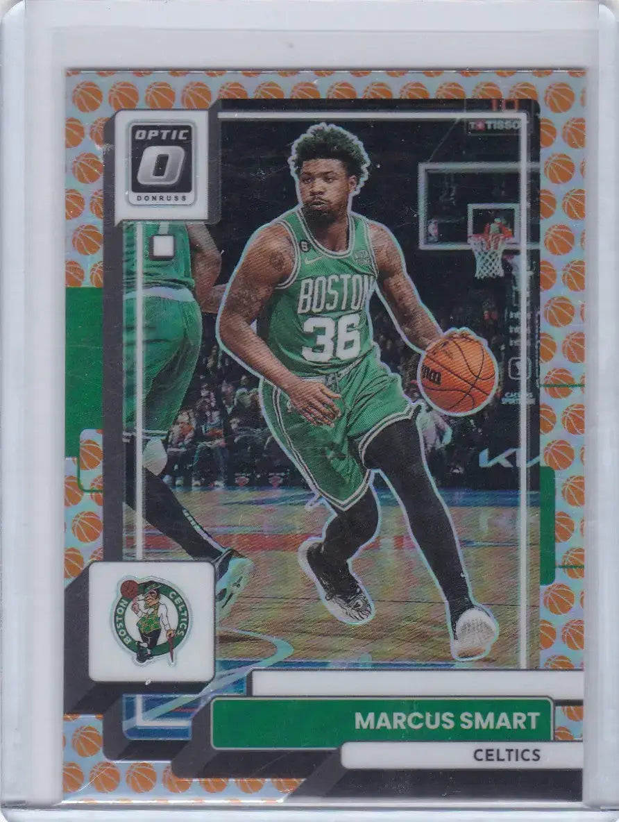 2022 DONRUSS OPTIC #12 MARCUS SMART LOGO SP- BOSTON CELTICS - Basketball Card Single