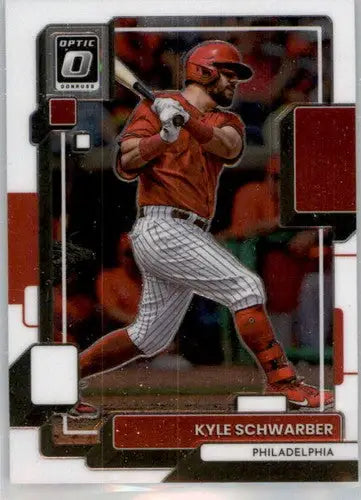 2022 Donruss Optic #139 Kyle Schwarber NM-MT Phillies ID:54073 - Baseball Card Single