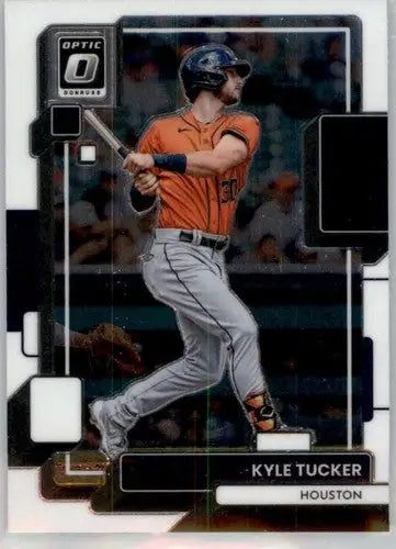 Kyle Tucker baseball trading card from Donruss Optic with original gloss in 2022 Donruss Optic series