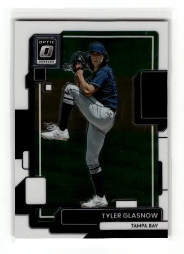 Original gloss Tyler Glasnow baseball card from Donruss Optic 2022 NM Near Mint Rays