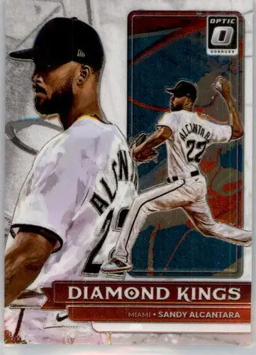 2022 Donruss Optic #19 Sandy Alcantara NM-MT Marlins Diamond King ID:53397 - Baseball Card Single