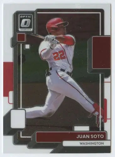 2022 Donruss Optic #191 Juan Soto NM-MT Nationals ID:52539 - Baseball Card Single