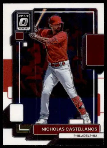 2022 Donruss Optic #195 Nicholas Castellanos NM-MT Phillies ID:54087 - Baseball Card Single