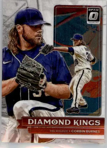 2022 Donruss Optic #21 Corbin Burnes NM-MT Brewers Diamond King ID:53403 - Baseball Card Single