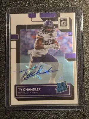 2022 Donruss Optic #282 Ty Chandler Rated Rookies Autographs #/150