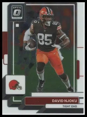 2022 Donruss Optic David Njoku 48 Cleveland Browns