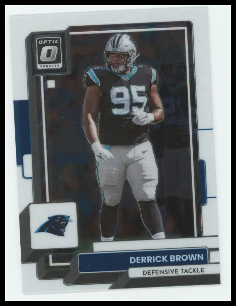 2022 Donruss Optic Derrick Brown 31 Carolina Panthers - Football Card Single