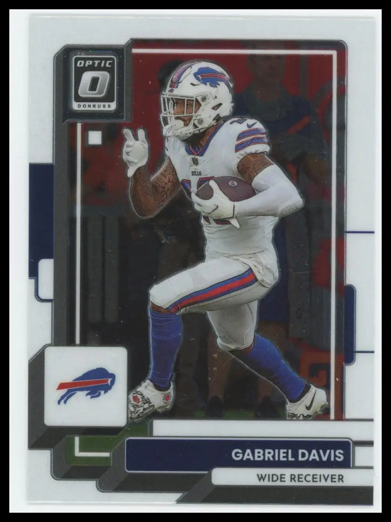 2022 Donruss Optic Gabriel Davis 23 Buffalo Bills - Football Card Single