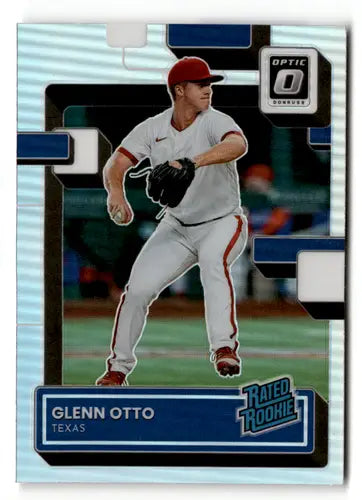 2022 Donruss Optic Holo #51 Glenn Otto NM-MT RC Rookie Rangers Rated Ro ID:47907 - Baseball Card Single