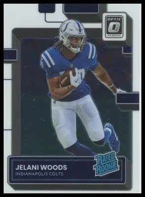 2022 Donruss Optic Jelani Woods RC 287 Indianapolis Colts