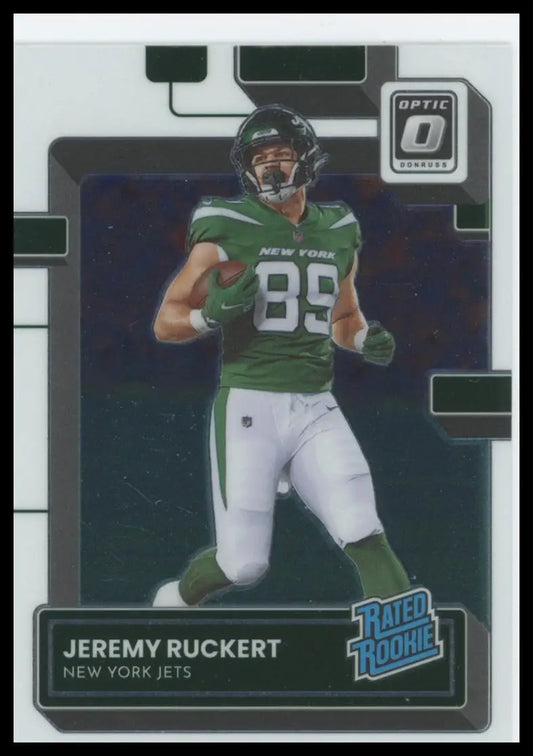 2022 Donruss Optic Jeremy Ruckert RC 291 New York Jets - Football Card Single