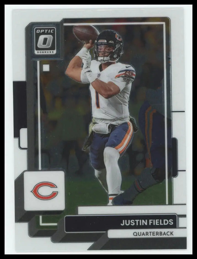 2022 Donruss Optic Justin Fields 33 Chicago Bears - Football Card Single