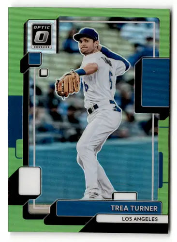 2022 Donruss Optic Lime Green #143 Trea Turner NM-MT Dodgers ID:47840 - Baseball Card Single