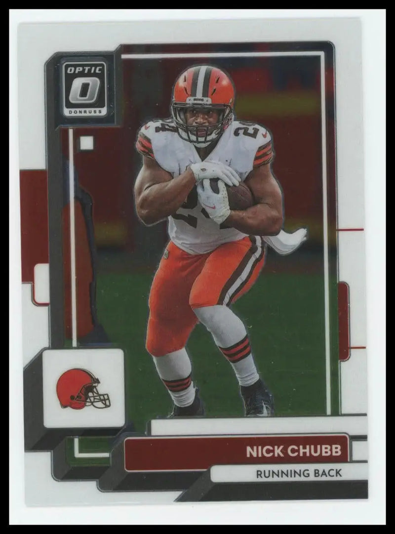 2022 Donruss Optic Nick Chubb 46 Cleveland Browns - Football Card Single