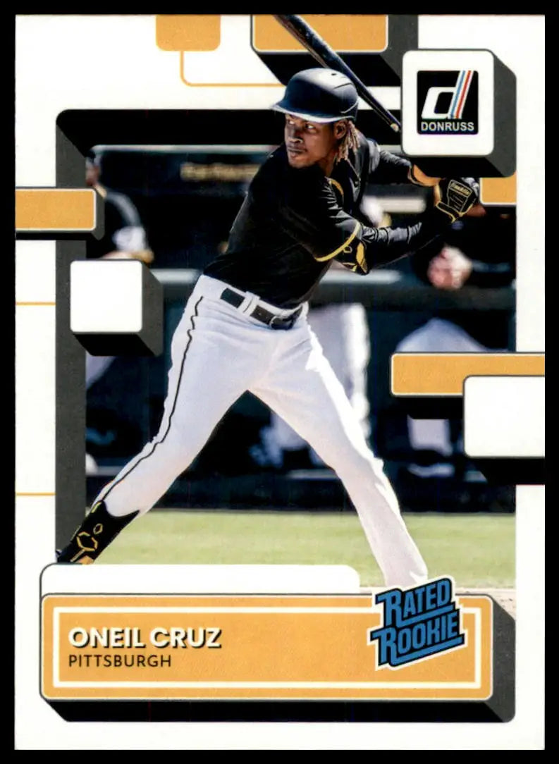 2022 Donruss Optic Oneil Cruz RC 80 Pittsburgh Pirates Baseball NM - Baseball Card Single