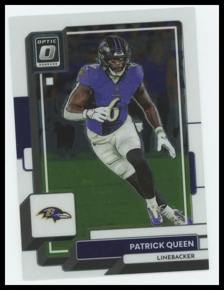 2022 Donruss Optic Patrick Queen 17 Baltimore Ravens - Football Card Single