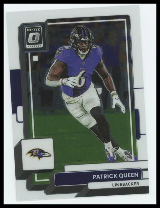 2022 Donruss Optic Patrick Queen 17 Baltimore Ravens - Football Card Single