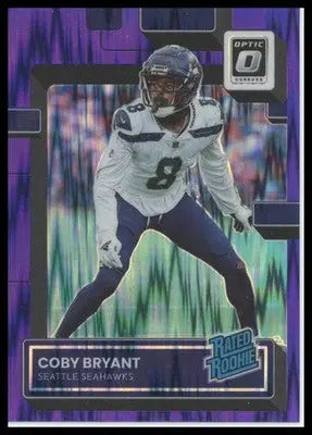 2022 Donruss Optic - Purple Shock Coby Bryant 292 Seattle Seahawks